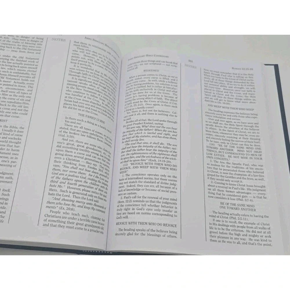 Jimmy Swaggart Bible Commentary Romans Study Reference Book